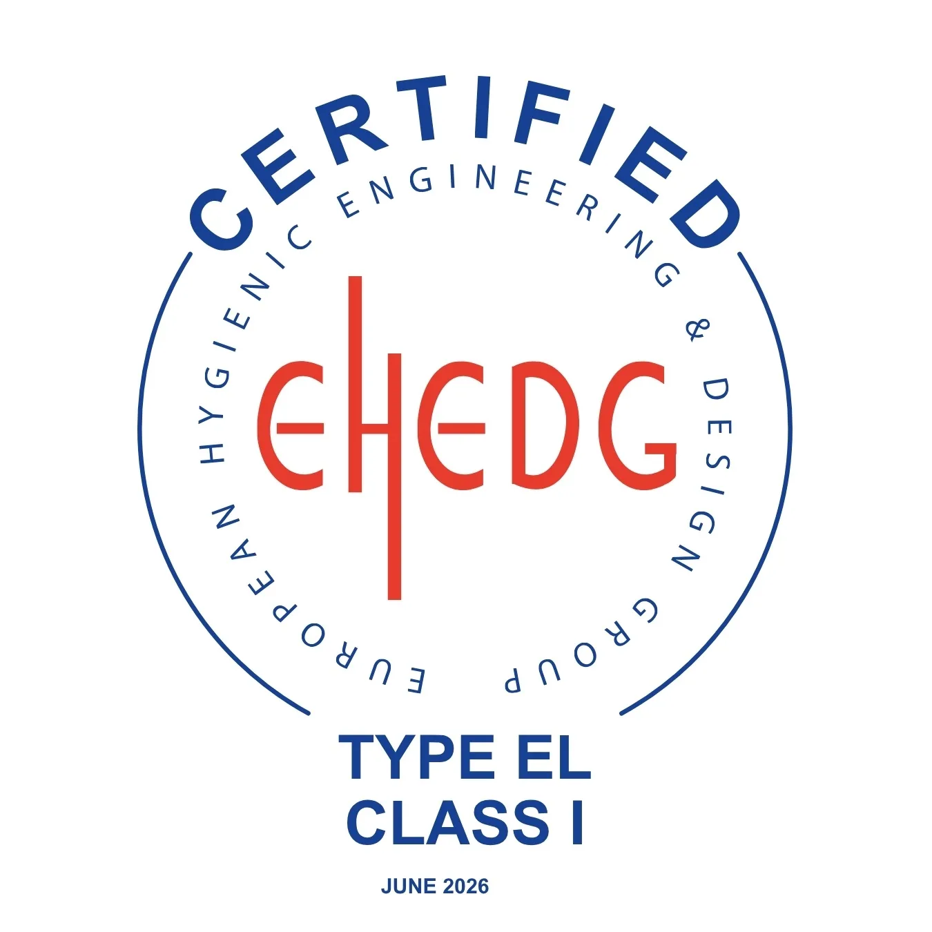 EHEDG Certified